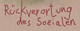 R&uuml;ckverortung des Sozialen